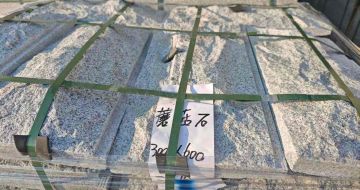 十堰芝麻白蘑菇石，自然面