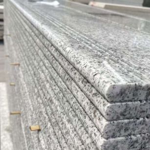 十堰芝麻白楼梯踏步 花岗岩楼梯板材