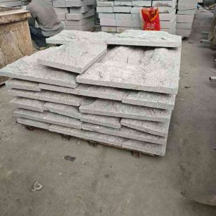 十堰芝麻白蘑菇石，自然面