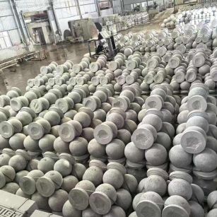 十堰芝麻白圆球 石球 挡车球