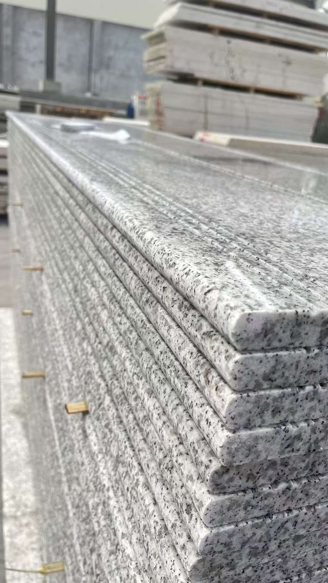 十堰芝麻白楼梯踏步 花岗岩楼梯板材